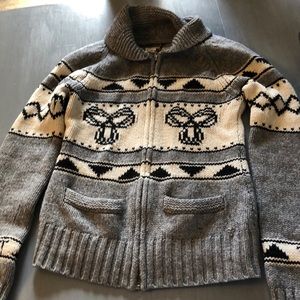 TNA sea to sky grey sweater from aritzia